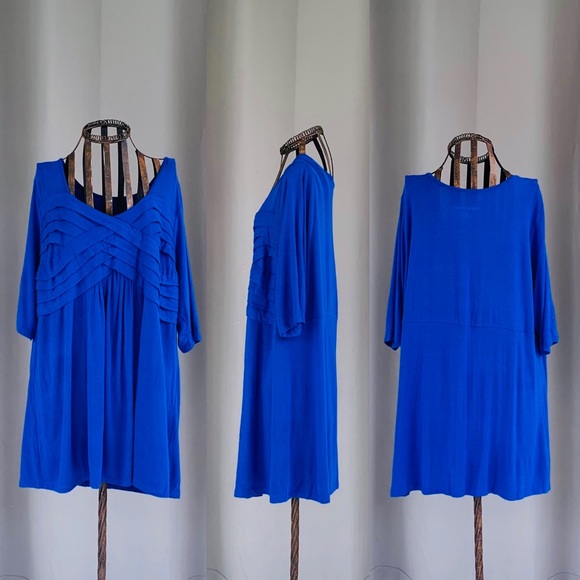 Jessica London Criss Cross Blouse - Picture 1 of 3